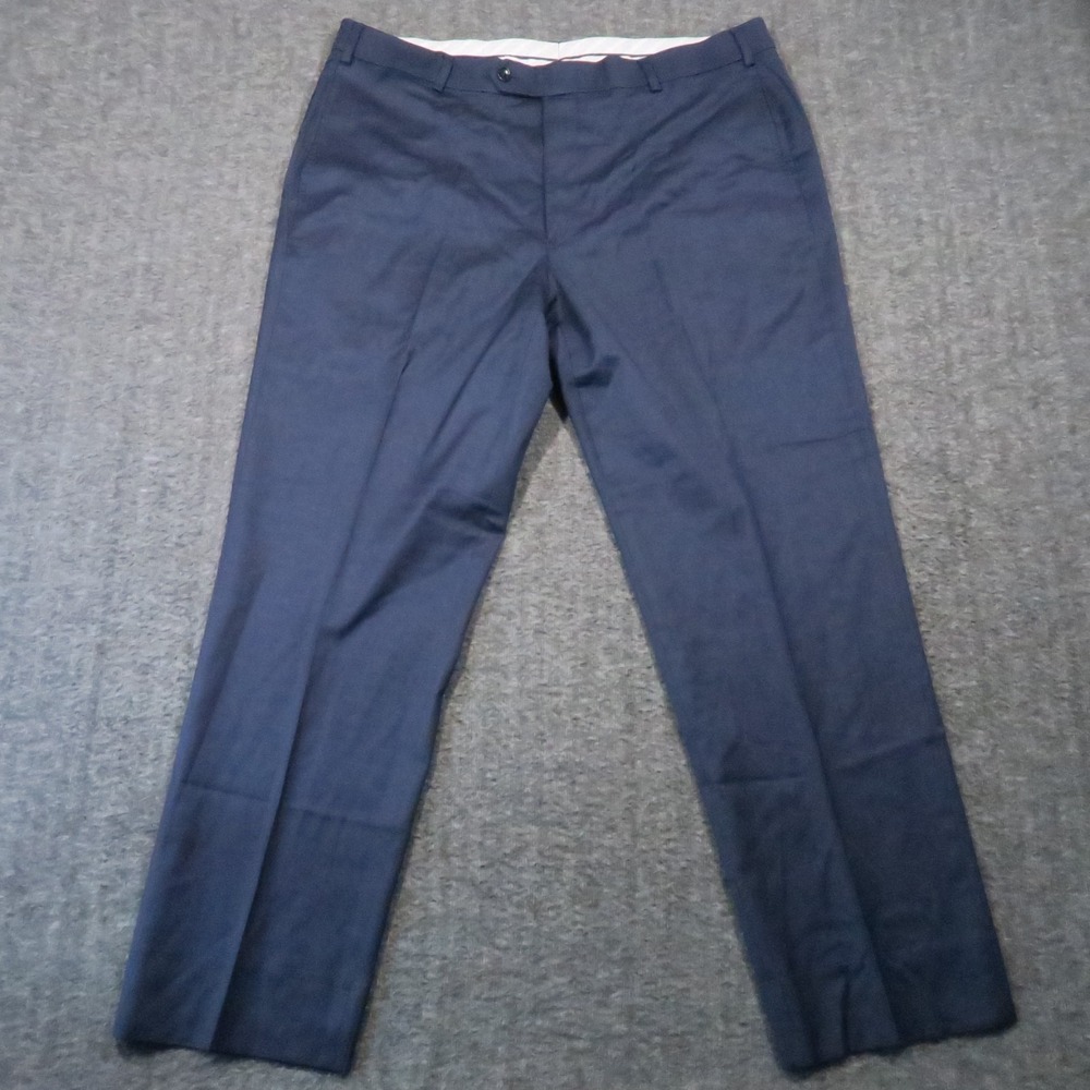 Brooks Brothers BrooksFlex Madison Pants 38x30 Navy Wool Reda Flexo Corporate